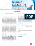 SAN MARCOS I SOLUCIONARIO PREGUNTAS Y RESPUESTAS. Habilidades. San Marcos 2017-I. Habilidad Verbal. Academia ADUNI. PREGUNTA N.