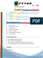 Técnicas de exame de faixa colorida – FCTKD