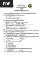 Science 9 Summative Test 2