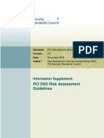 PCI DSS Risk Assessment Guidelines: Information Supplement