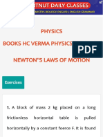 Doubtnut 'Newtown's Laws of Motion' Practice Sets