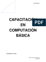 Planeación Capacitación Computación Básica para Administrativos