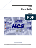 HCS 2010 Users Guide