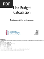 Link Budget Calculation: Training Materials For Wireless Trainers