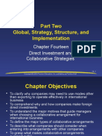 Part Two Global, Strategy, Structure, and Implementation: Chapter Fourteen Direct Investment and Collaborative Strategies