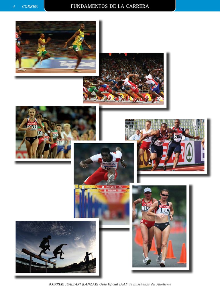 Técnicas de Carrera en Atletismo | PDF | Corriendo | Deporte del atletismo