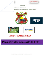 PLAN DE REFORZAMIENTO DE LOS APRENDIZAJES MATEMATICA 1º