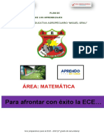 PLAN DE REFORZAMIENTO DE LOS APRENDIZAJES MATEMATICA 2º