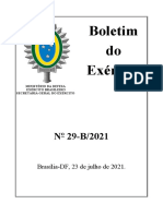Boletim Do Exército: Brasília-DF, 23 de Julho de 2021