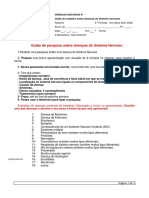 Guião Do Trabalho Doença Do Sistema Nervoso