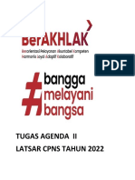 Tugas Agenda Ii Latsar Cpns Tahun 2022