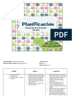 PLAN DE CLASE SEMANAL 12-16 Julio