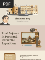 Little Bad Boy: (Binatang Rizal Sa Europa)