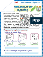 FICHA DE TRABAJO DE RELIGION 07 DE ABRIL