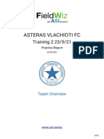 Asteras Vlachioti FC: Training 2 23/9/21