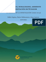 Ospina Peralta et al (2020). Territorios, ruralidades, ambiente y alimentación en Ecuador. Un balance de la investigación