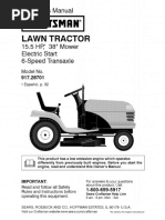 Jcraftsman°J: Lawn Tractor