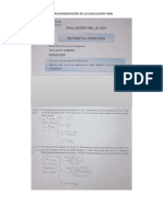 Evaluación Final A