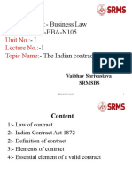 BBA-N105 - P1 - The Indian Contract Act 1872