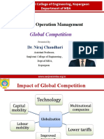 Global Competition: 203-Operation Management