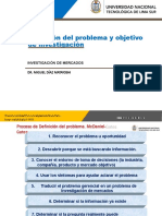 Definición Del Problema y Objetivo de Investigación