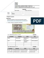 REPORTE LAB. - SEMANA 10 - Síntesis de Los Compuestos Inorgánicos I y II - 2022-10