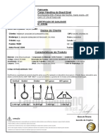 Certificado de Qualidade - TRANSKAT - Orτ 5442 - CINTA SLING QUADRUPLA VM 75 MM 5,0TON X 4,0 MTS