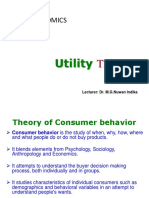 Microeconomics Theory Utility Consumer Behavior