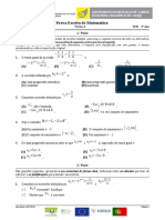 Ficha de Avaliação - Módulo A8 - Versão A - 2012-2013. 