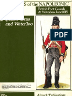 Soldiers of The Napoleonic Wars #1 - Quatre Bras and Waterloo - British Foot Guards at Waterloo, June 1815