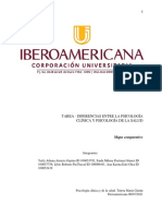 Actividad 1 - Diferencias Entre La Psicología Clínica y La Psicología de La Salud