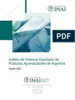 Potencial Exportador de Argentina - INAI - EPM - ITC