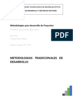 Metodologias Tradicionales de Desarrollo