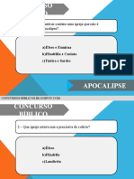 Concurso Biblico Livro de Apocalipse