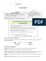 1° MEDIO Química Guía Ecuación Química 06 de Mayo.