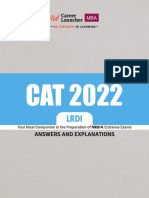 CAT 2022 LRDI ANSWERS AND EXPLANATIONS SEO