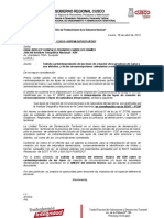 Gobierno Regional Cusco: "Año Del Fortalecimiento de La Soberanía Nacional"