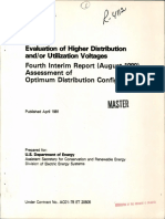 Of Higher Distribution And/or Ulilization Voltages Fourth Interim Report Optimum Distribution Configuration