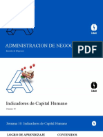 Indicadores Capital Humano Semana 10