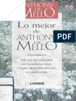 Anthony de Mello Lo Mejor de Anthony de Mello (Spanish) (Anthony de Mello)