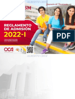 Reglamento Admisión 2022-I