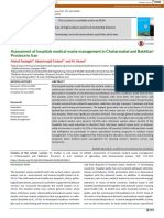 Assessment of Hospitals Medical Waste Management in Chaharmahal and Bakhtiari Province in Iran