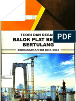 Teori Dan Desain Balok Plat Beton Bertulang Berdasarkan Sni 2847-2013 Ir. H. Ali Asroni, M. T.