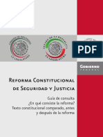 Reforma de justicia y seguridad en México