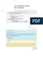 Ex. Mod. 3 Planejamento Estratégico para Organizações Públicas