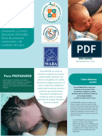 Verde Azul Pediatría Médico Apaisado Pliegue en C Folleto (1)