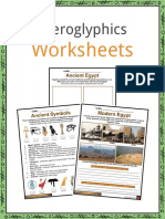 Sample Hieroglyphics Worksheets