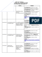 Guía de Tareas Semana Del 7 Al 11 de Septiembre