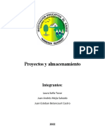 Proyectos y Almacenamiento-Sofia Tovar, Juan Mejia, Juan Betancourt