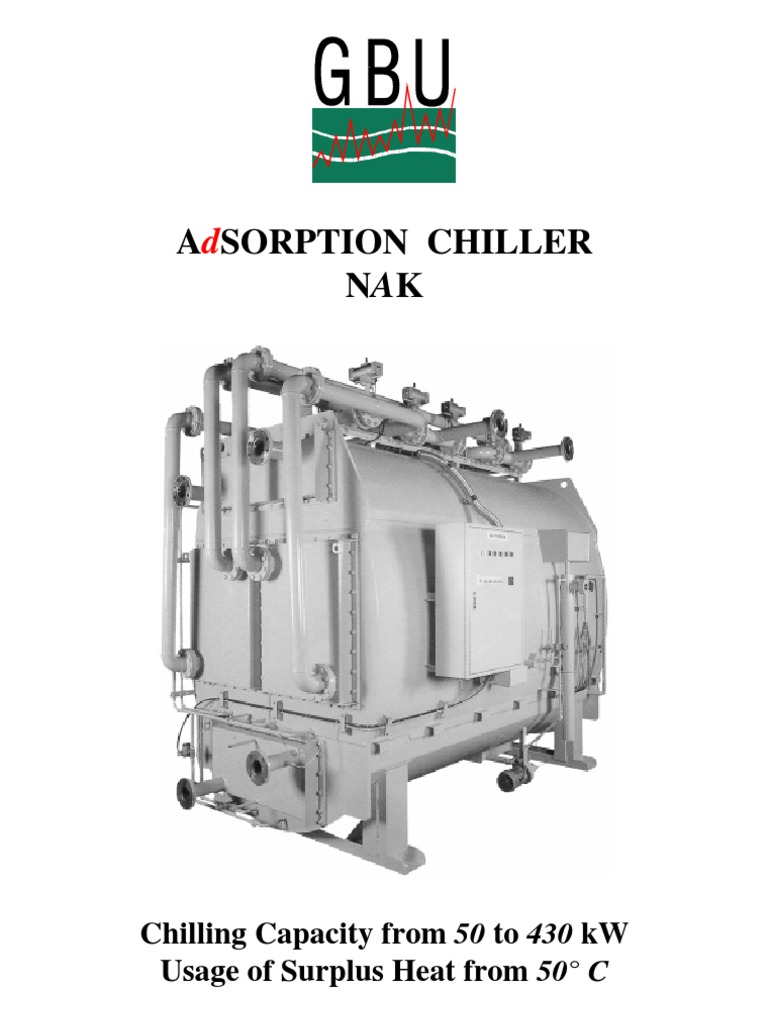 Adsorption Chiller | PDF | Adsorption | Air Conditioning